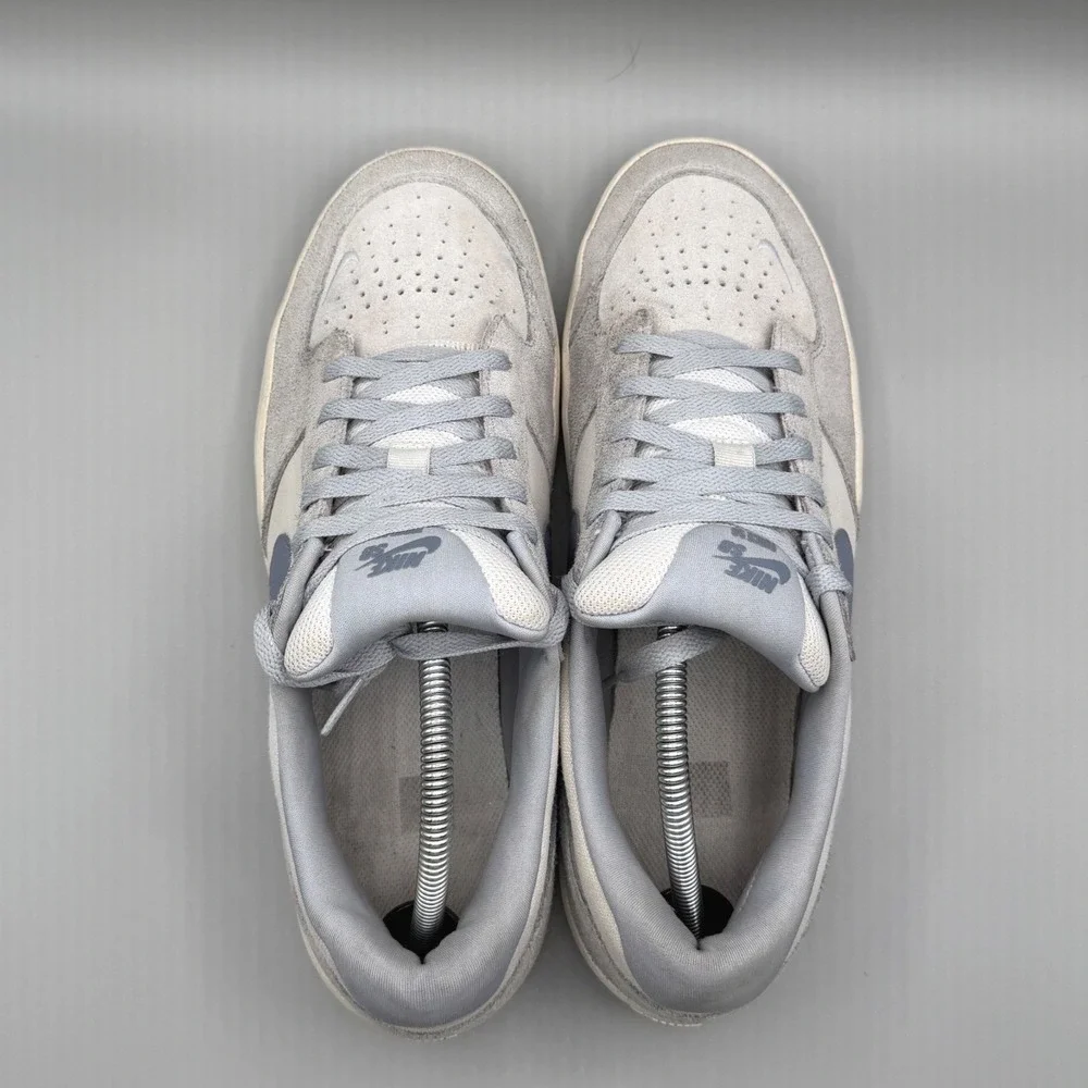Nike SB Force 58 White/Ashen Slate-Sail Skate Suede Shoes IH0636-141 Mens 11